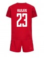 Danmark Pierre-Emile Hojbjerg #23 Replika Hemmakläder Barn VM 2022 Kortärmad (+ byxor)